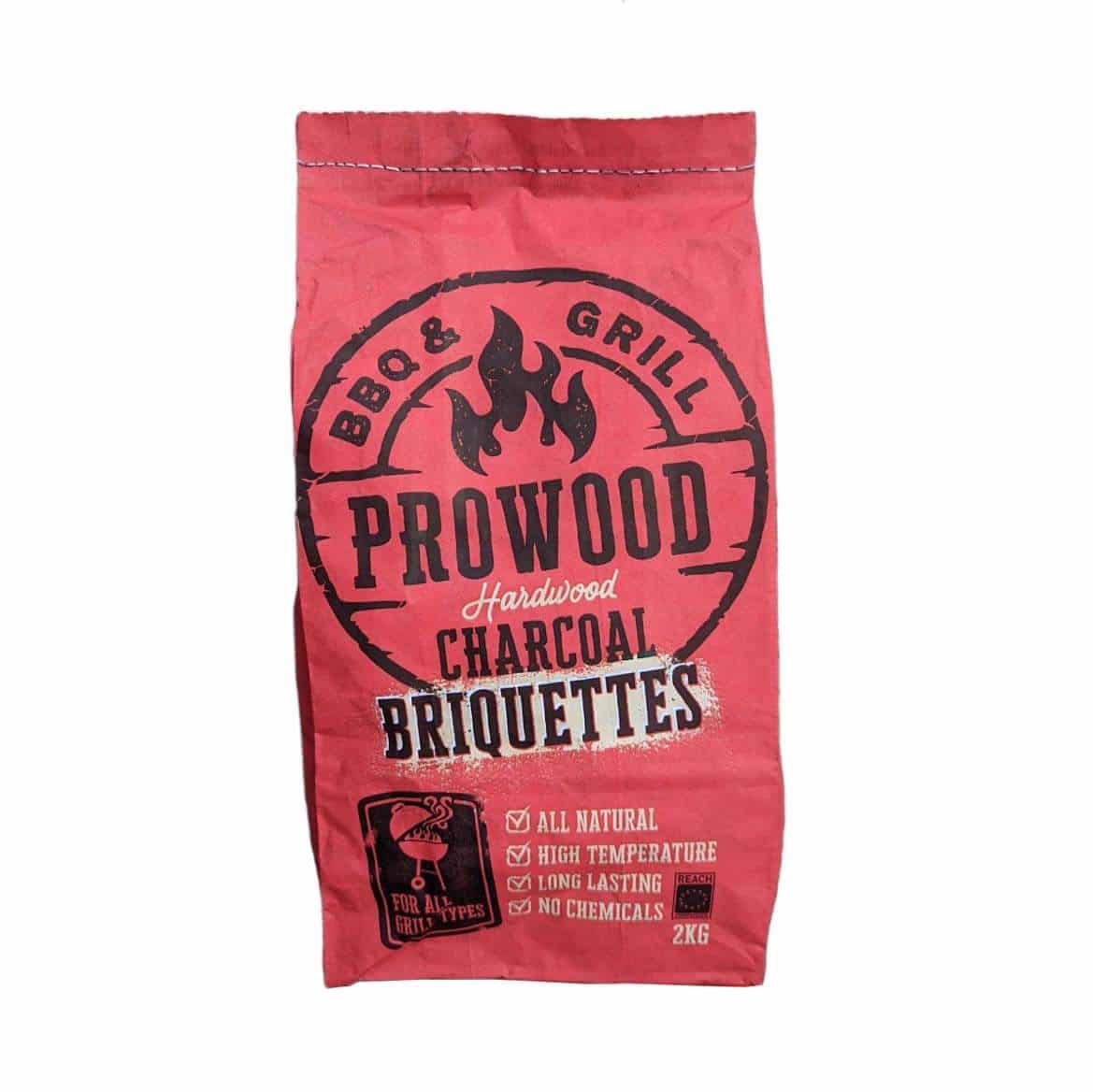 PROWOOD puuhiilibriketit 2kg